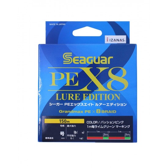 SEAGUAR LURE EDITION X8 150 MT MULTI PE 1.2-0.185MM