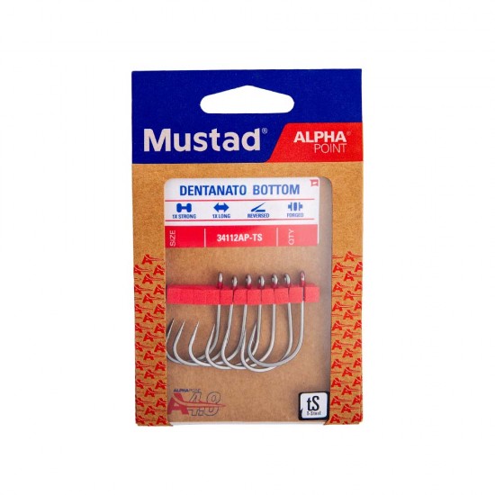 Mustad Alpha Point Dentanato Bottom 34112AP Olta Ignesi 5/0 5Li Pk