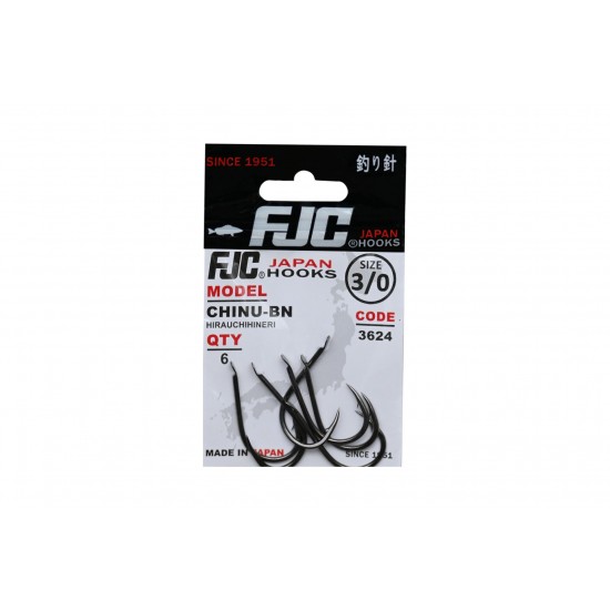 FJC 3624 CHINU HIRAUCHIHINERI NO:2/0 BLACK NIKEL 7 P. OLTA IGNESI