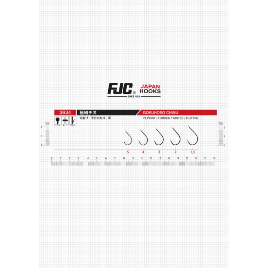 FJC 3634 GOKUHOSO CHINU NO:1.5 BLACK NIKEL 14 P. OLTA IGNESI