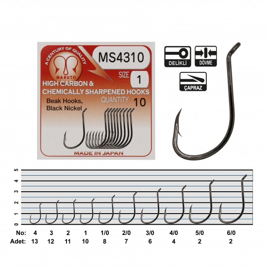 Maruto MS4310 BN Igne No:5/0 (2Ad)