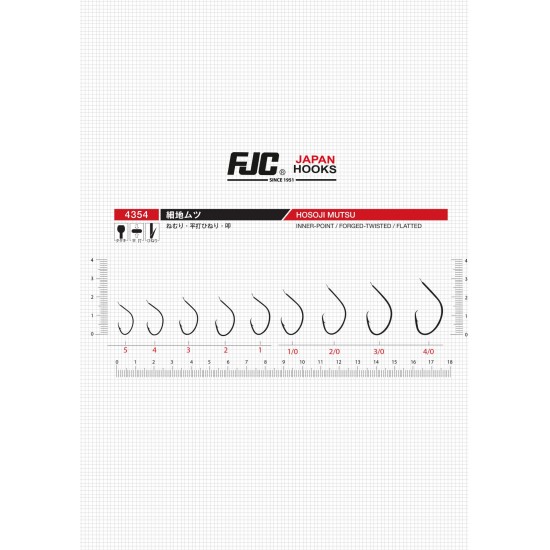 FJC 4354 HOSOJI MUTSU NO:3 BLACK NIKEL 15 P. OLTA IGNESI