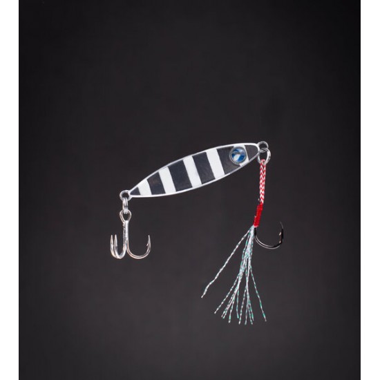 BLUE BLUE SEARIDE MINI JIG YEM, 6G, ZEBRA GLOW