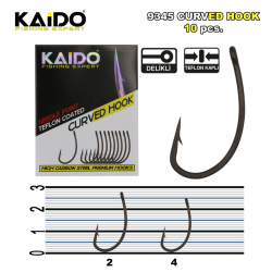 Kaido Teflon Hook Sazan Ignesi 9345 (10Pcs) No:2