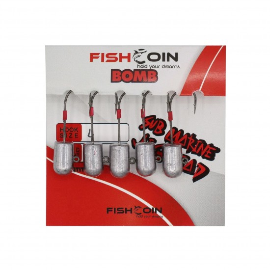 Fishcoin Bomb Jighead 6-3 Gr