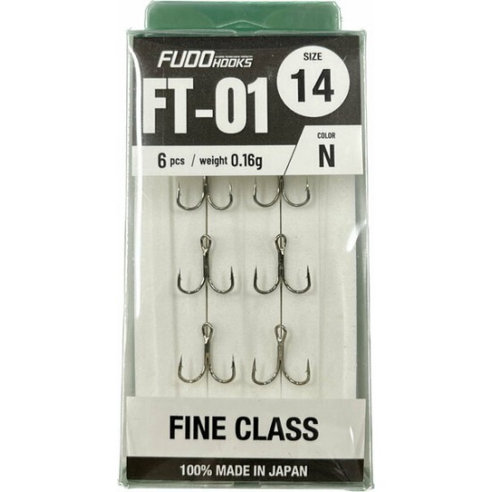 2230 FUDO TREBLE FINE CLASS NO:12 NIKEL 6P