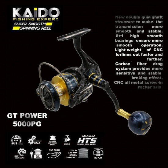 Kaido GT Power 5000 8+1BB Makine