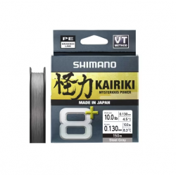 Shimano Örgü Misina Kairiki 8+ 150M 0.13Mm 8.3Kg Grey