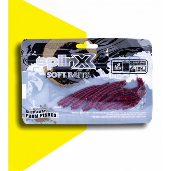 SPIINX SANDWORM SILIKON 6CM 18P BUKALEMUN PELLET	