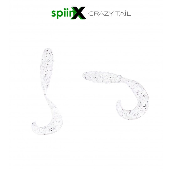 SPIINX CRAZY TAIL KUYRUK 7.5CM 10P CLEAR SILVER