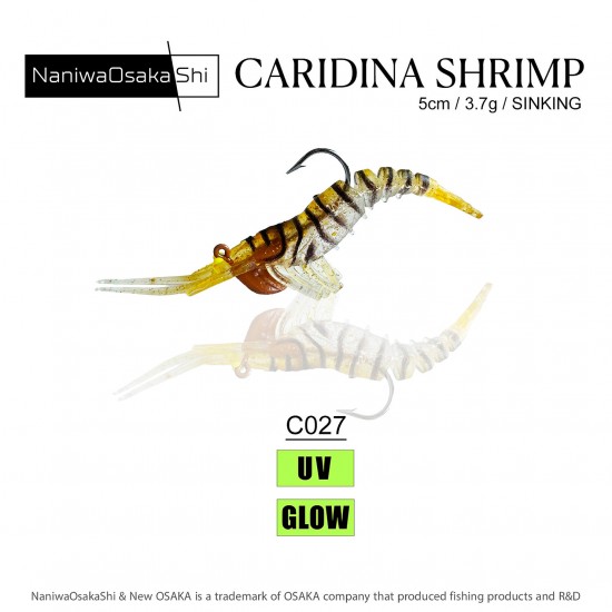 OSAKA CARIDINA SHRIMP 5CM 3.5G C027 SAHTE BALIK