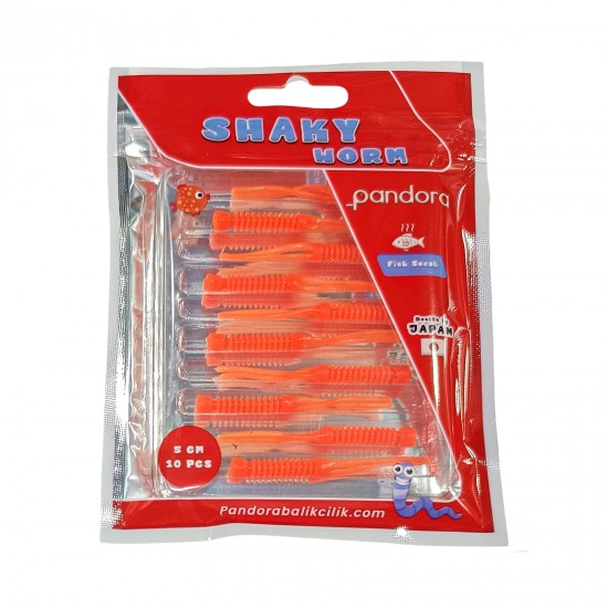 Pandora Shaky Worm 5 Cm Orange