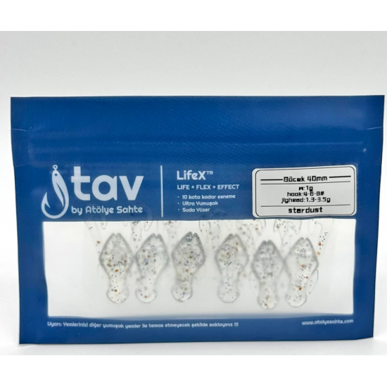 BÖCEK 40Mm 6’Li Paket Stardust