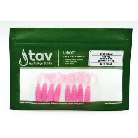 ORAK 42Mm 8’Li Paket Pink (UV/Glow)