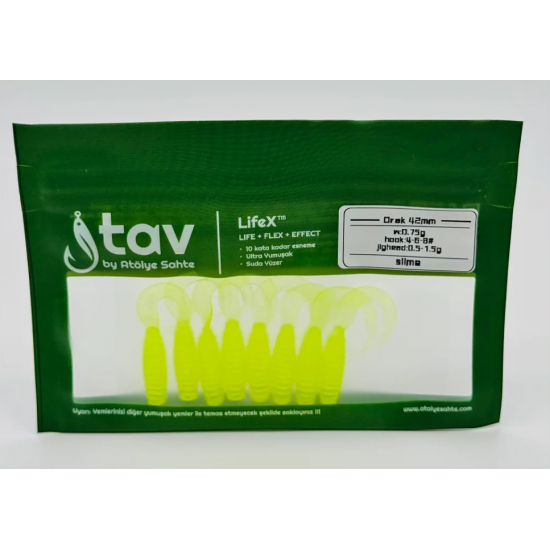 ORAK 42Mm 8’Li Paket Slime (UV/Glow)