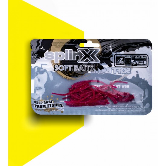 SPIINX SANDVORM SILIKON 6CM 18P MAGENTA (MG)