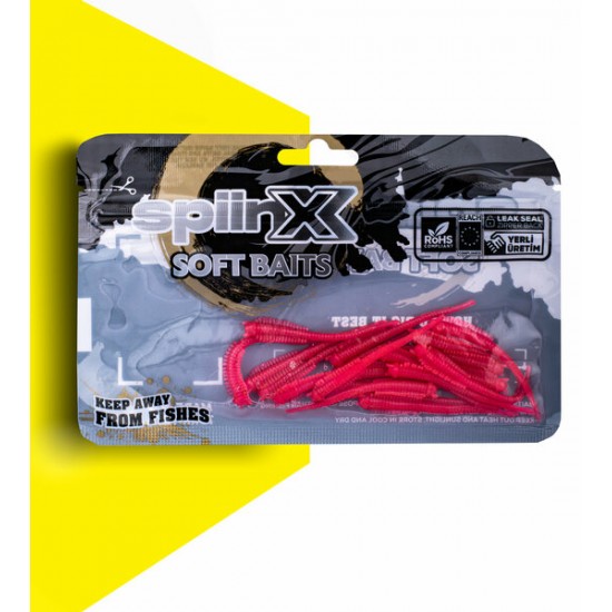 SPIINX SANDVORM SILIKON 6CM 18P UV PINKY (UV-P)