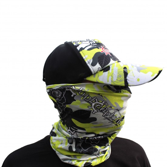 Fisherman Style SET Cap+Eldiven+Kolluk+Buff (CAMO GREEN)