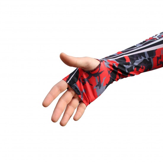 Fisherman Style SET Cap+Eldiven+Kolluk+Buff (CAMO RED)