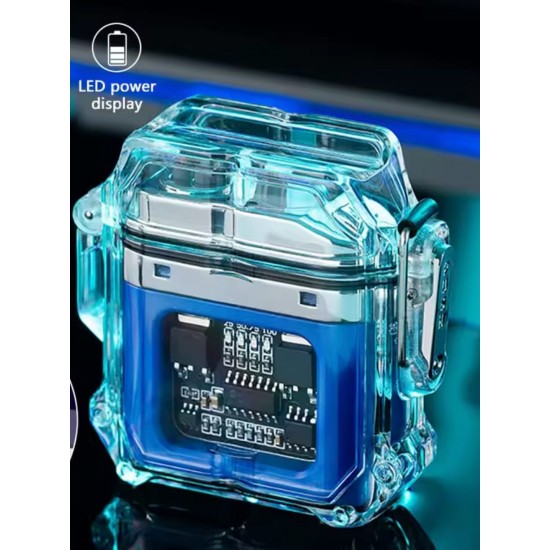 SU GEÇIRMEZ RÜZGARDAN ETKILENMEZ LEDLI SARJLI ÇAKMAK