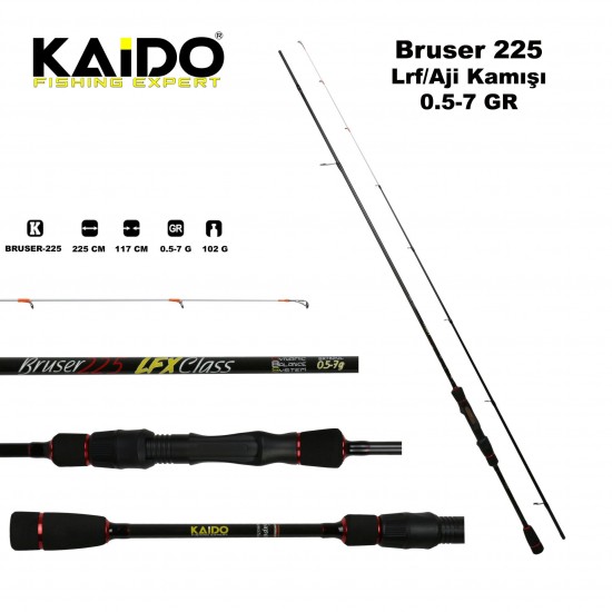 Kaido Bruser 225 Cm 0.5-7 Gr Lrf Kamisi Aji Kamisi