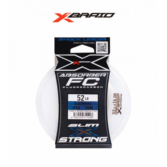 YGK X021 ABSORBER SLIM&STRONG FC 30M 13.61KG 0.435