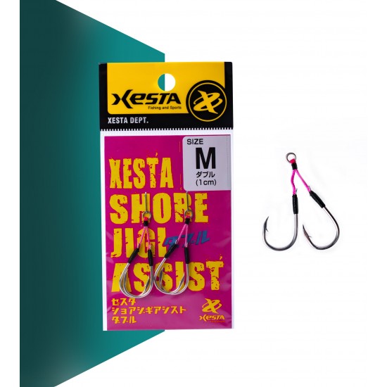 XESTA SHORE JIGGING ASSIST DOUBLE M #14 2P