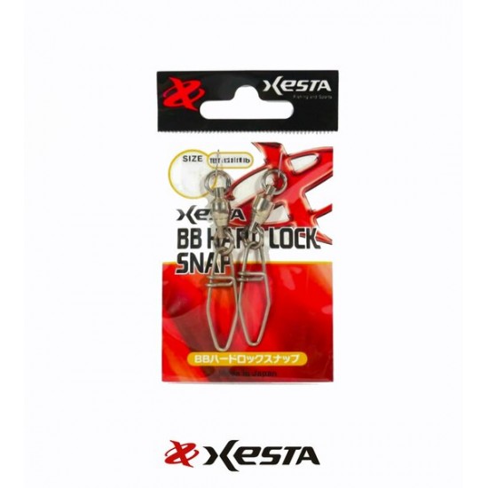 XESTA BB HARD LOCK SNAP KG #1 2P