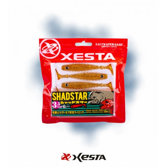 XESTA SHAD STAR SILIKON 9.5CM KGD 6P