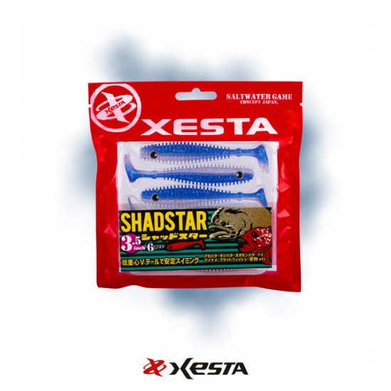 XESTA SHAD STAR SILIKON 9.5CM KCBR 6P