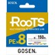 Gosen X8 Roots PE 8 Örgü Spin Ip Misina 150Mt 1.5 PE