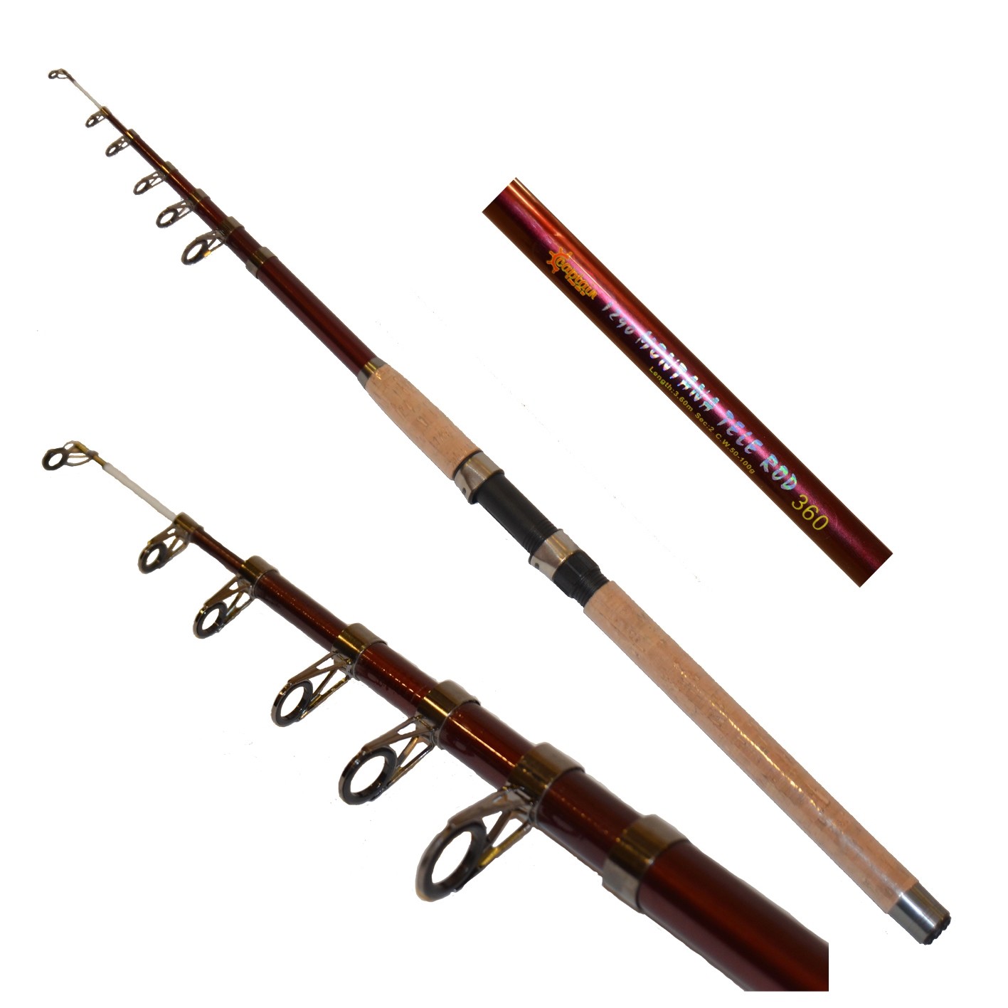 1290 CAPTAIN MONTANA TELE KAMIS  50-100 GR  360 CM