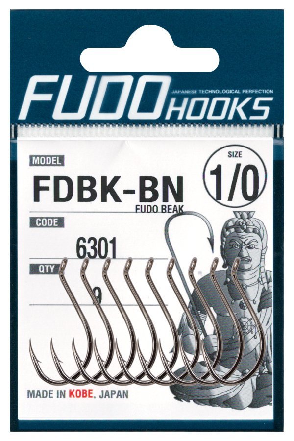 6301 FUDO BEAK, NO:1/0, BLACK NIKEL, 9P