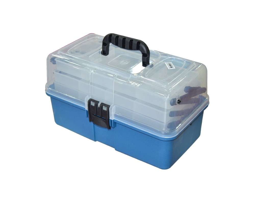 16"BALIKÇI ÇANTA ŞEFFAF KAPAKLI