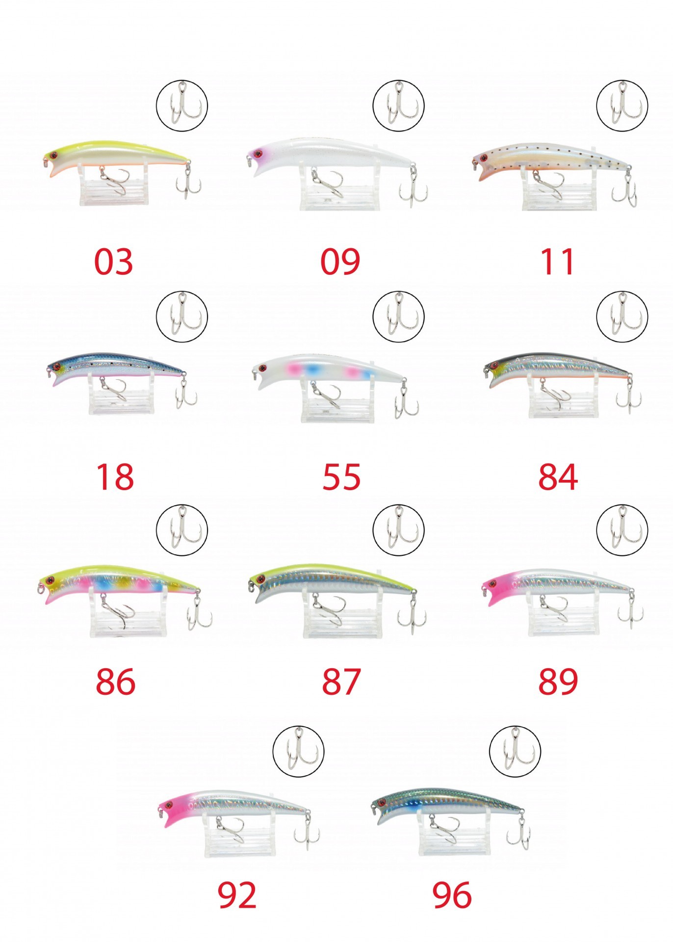 3405 CAPLURE SEABASS MINNOW 90MM 12GR RENK:96