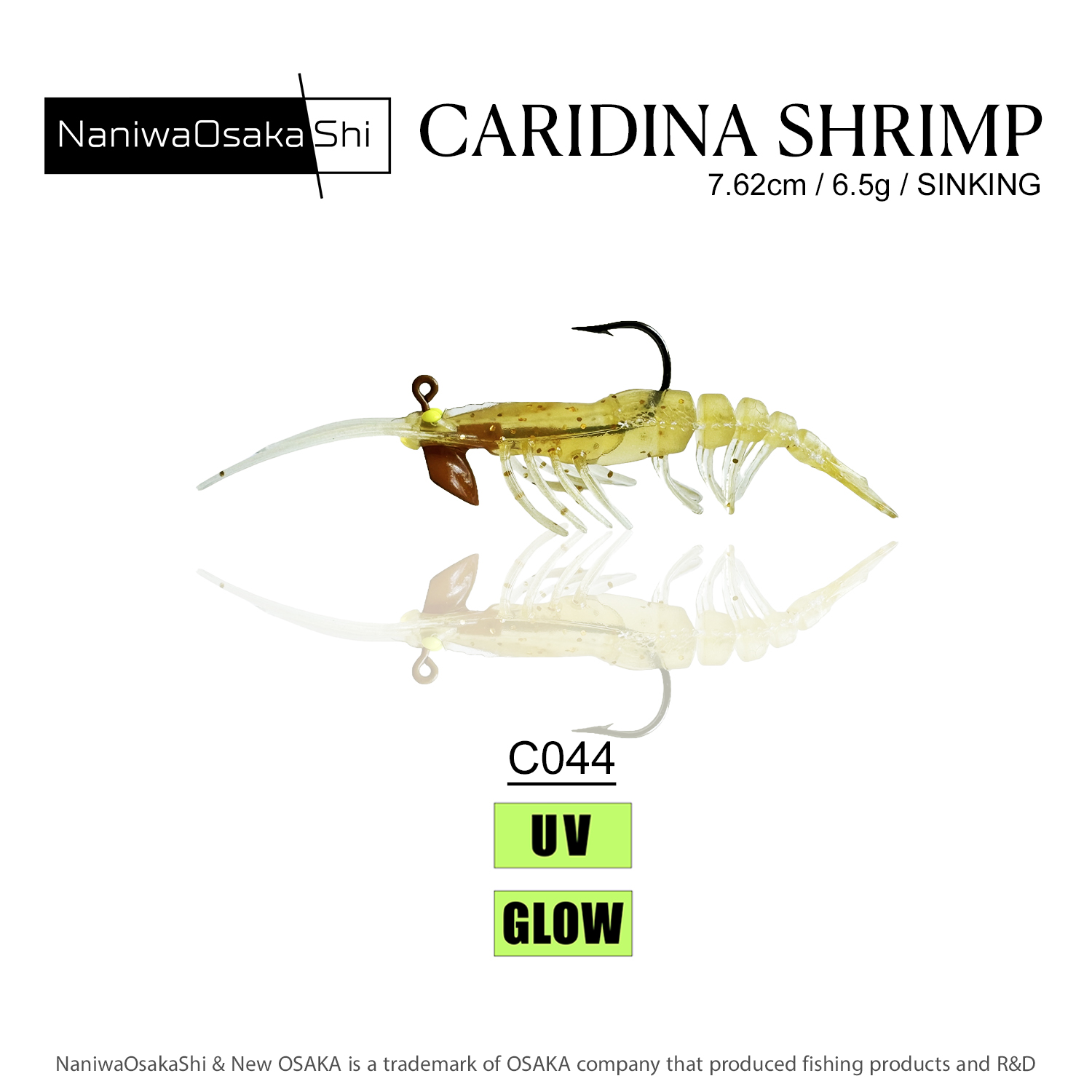 OSAKA CARIDINA SHRIMP 7.62CM 6.5G C044 SAHTE BALIK