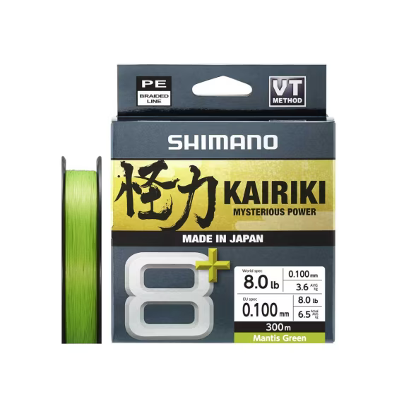 Shimano Örgü Misina Kairiki 8+ 300M 0.10Mm 6,5Kg M. Green