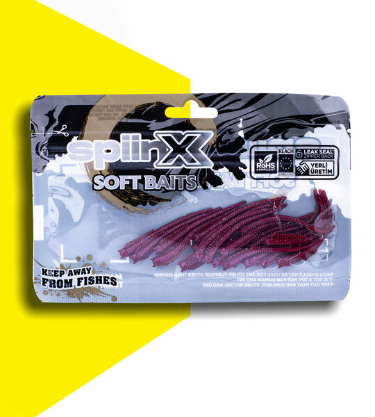 SPIINX SANDWORM SILIKON 6CM 18P BUKALEMUN PELLET	