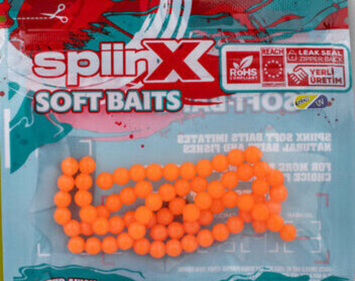 SPIINX BALIK YUMURTASI 6MM 70P UV ORANGE GLOW
