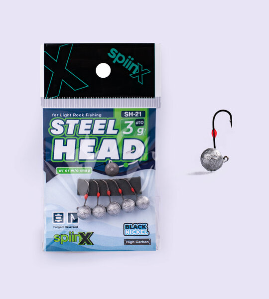 SPIINX STEEL HEAD JIGHEAD HAM 3G #8 5P