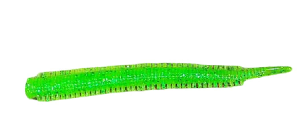PANDORA KAVANOZ PERFECT SOFT BAITS SANDWORM 7 CM GREEN GLITTER