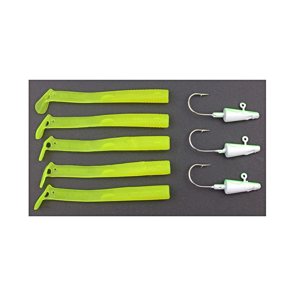 Sea Horse Candy Soft Baits 6 Gr Glov Yesil