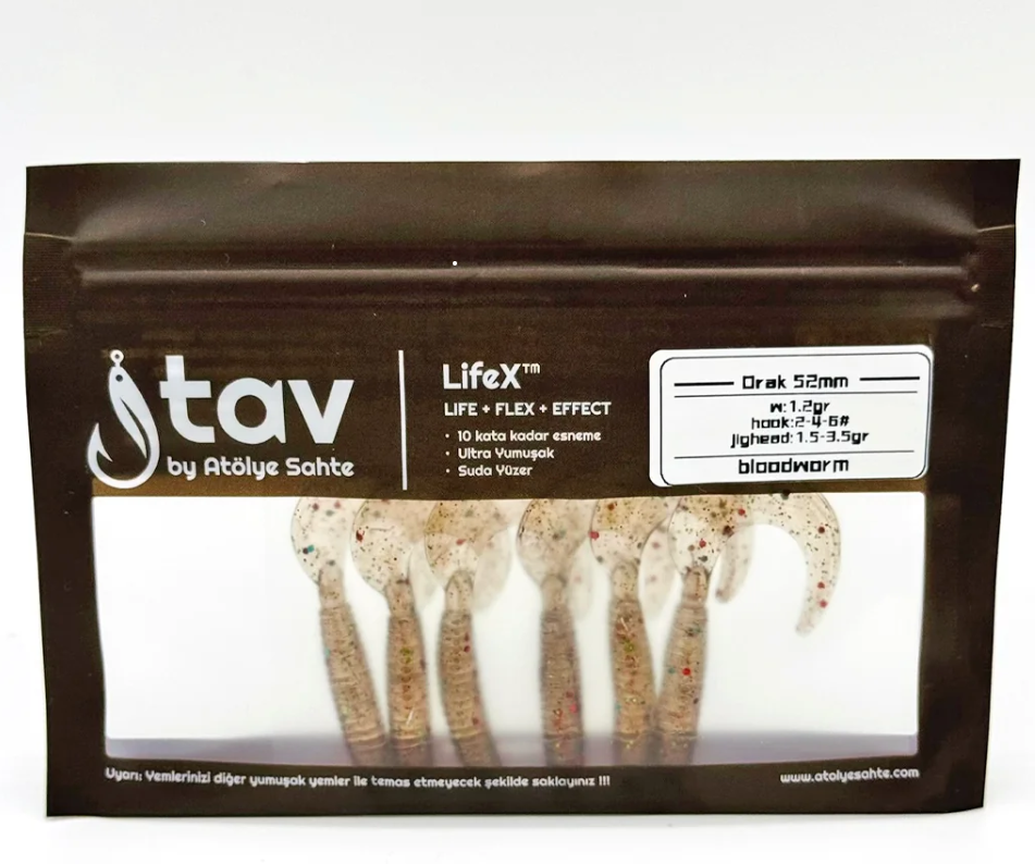 ORAK 52Mm 6’Li Paket Bloodworm