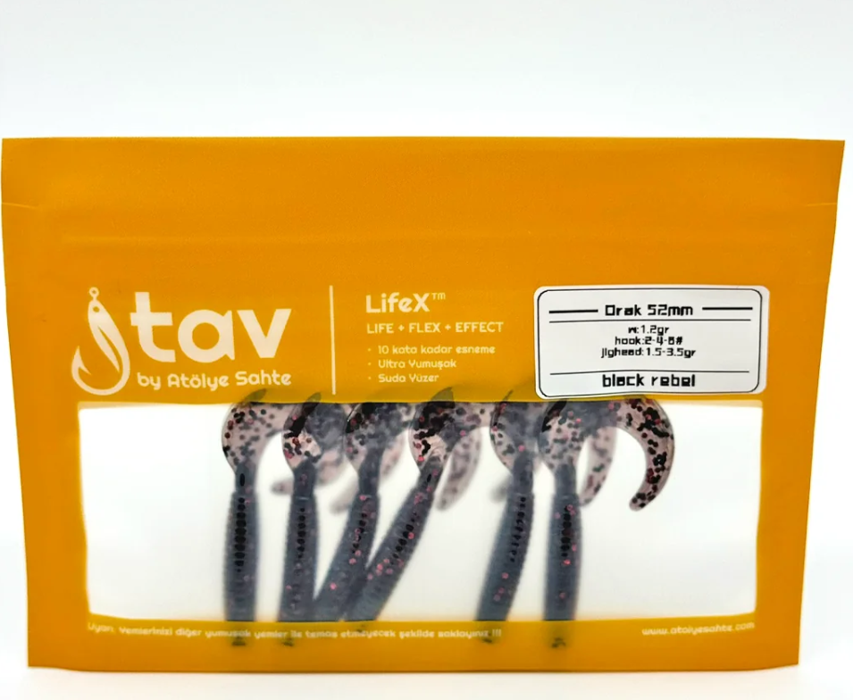 ORAK 52Mm 6’Li Paket Black Rebel