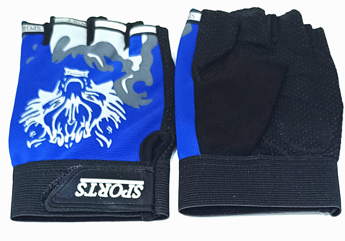 SPORTS TAM KESIK PARMAK SPIN ELDIVENI LACIVERT