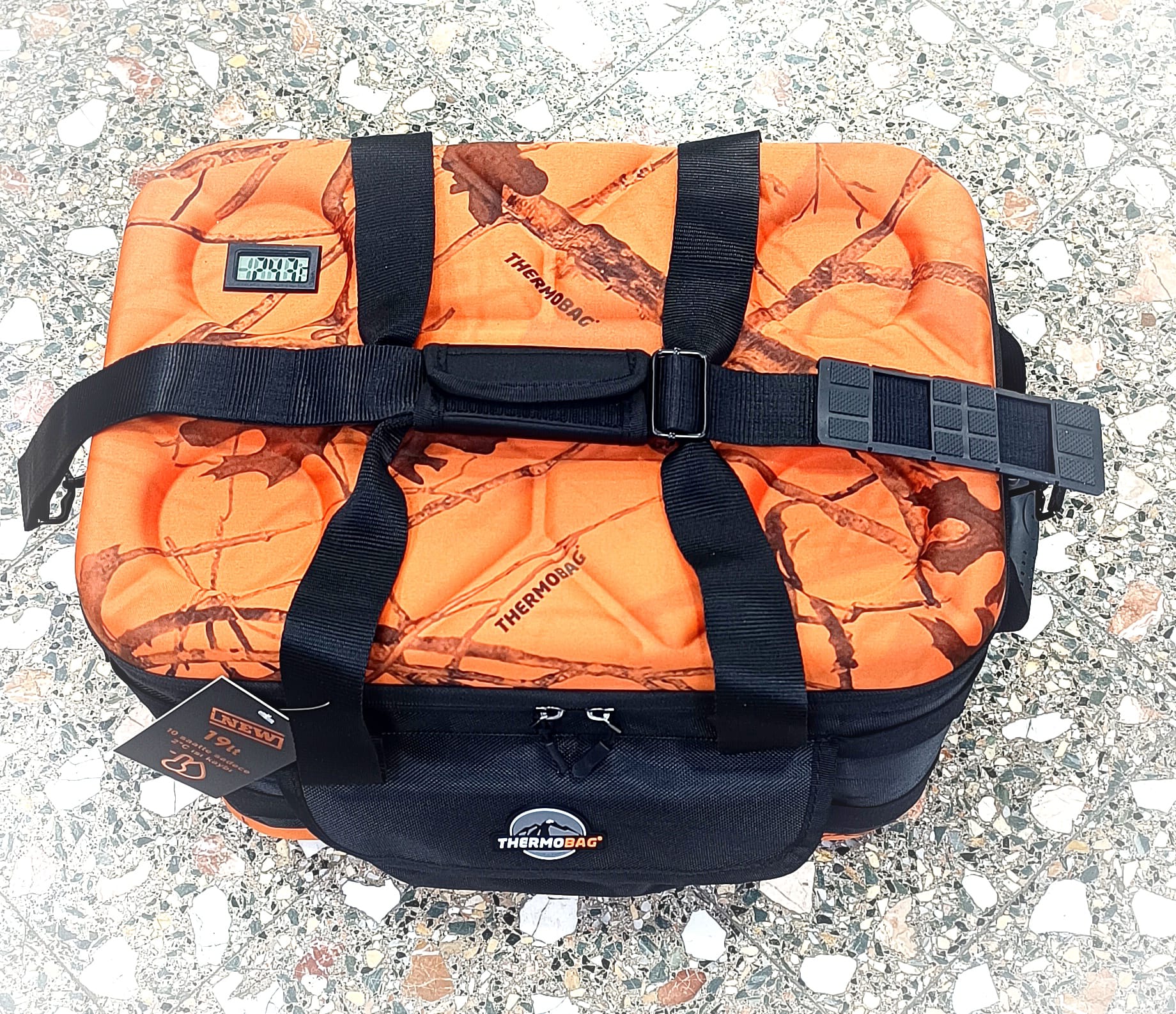 THERMOBAG ORTA BOY LÜX KUMAS DERECELI BARDAKLIKLI 