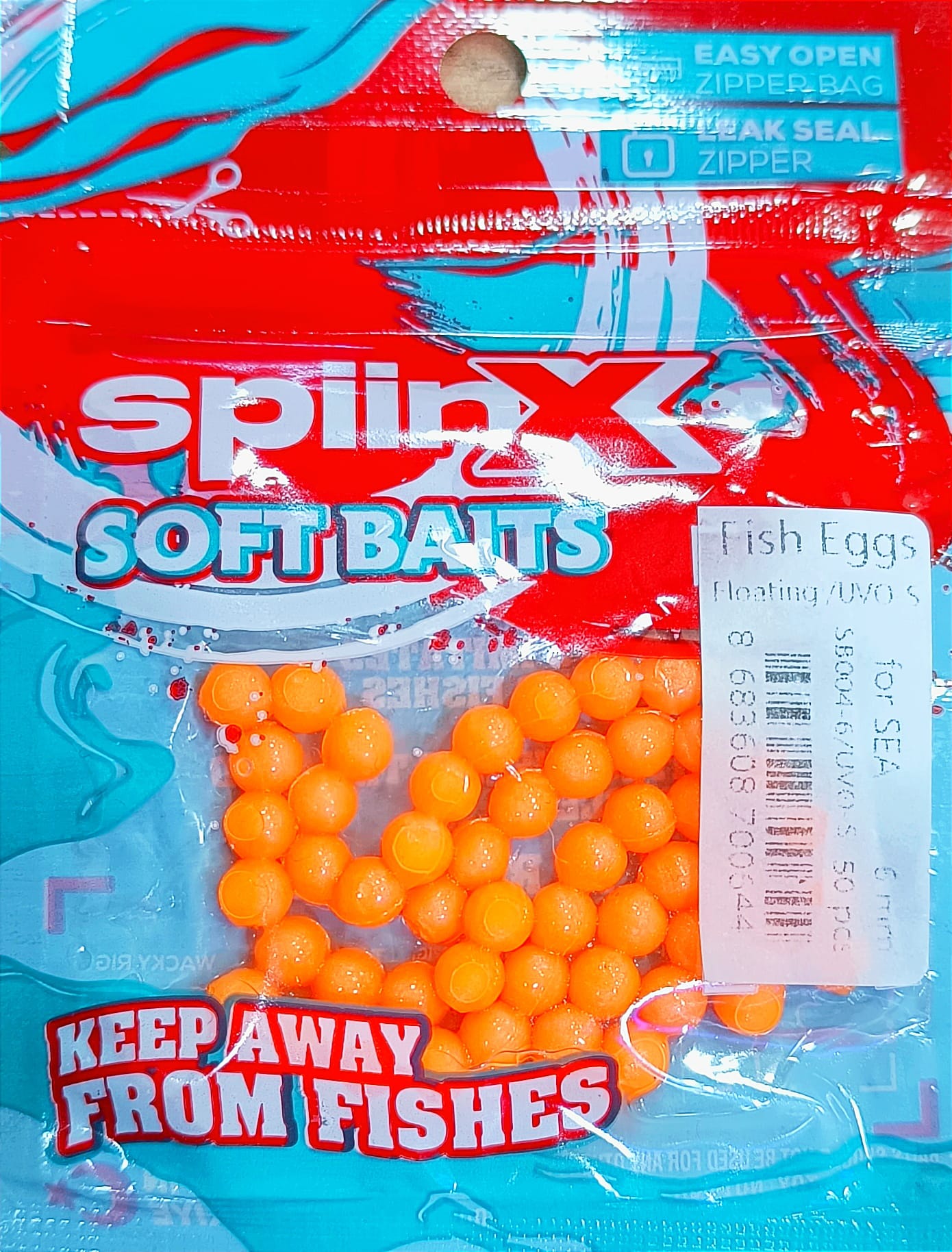 SPIINX BALIK YUMURTASI 6MM UV TURUNCU 70P