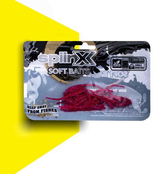 SPIINX SANDVORM SILIKON 6CM 18P MAGENTA (MG)
