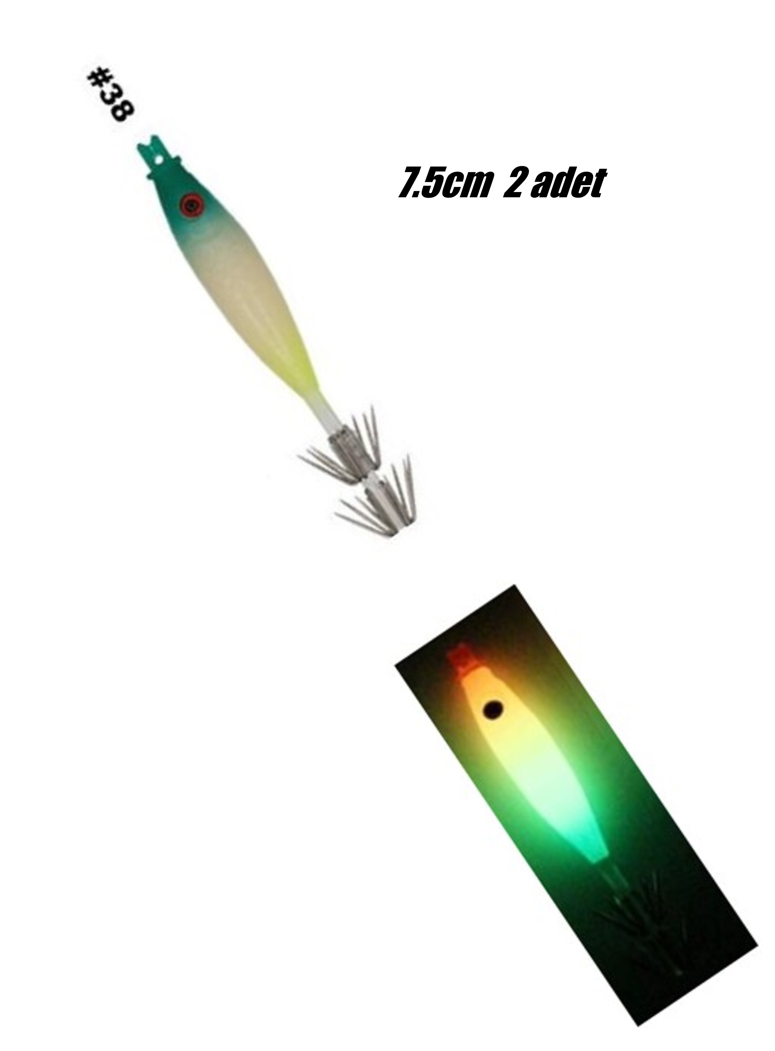 Seika Mini Squid Soft Trasparent 7,5Cm #38 2Li