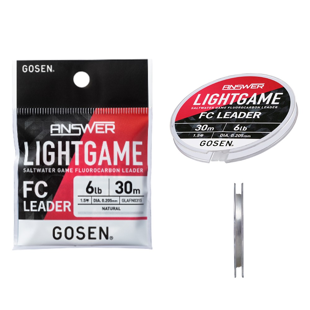 GOSEN ANSWER LIGHT GAME F.C. 30MT 3LB 0,148 MM MISINA 